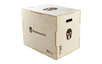 Sprung-Plyobox aus Holz 3 in 1