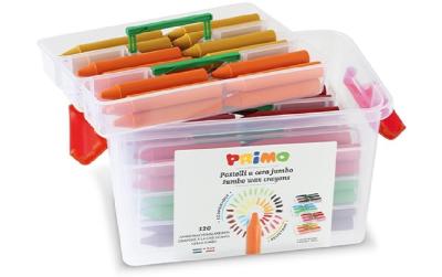 Primo Wachsmalkreiden Schulbox Jumbo