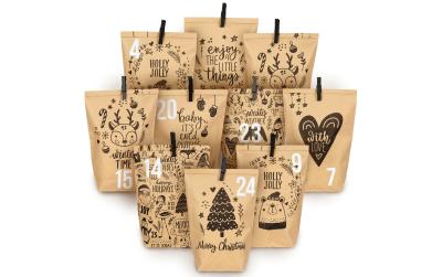 G. Wurm Adventskalender Tüten bedruckt mit