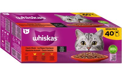 Whiskas Nassfutter 1+ Klassische Auswahl