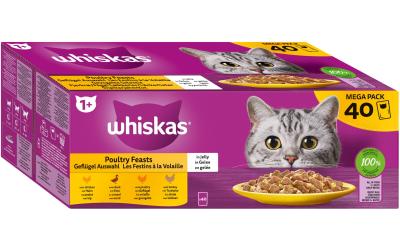 Whiskas Nassfutter 1+ Geflügel Auswahl