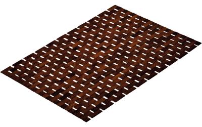 Kleine Wolke Holzmatte Palito Nussbraun
