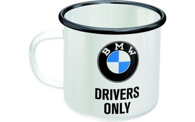 Nostalgic Art Emaille Becher BMW Drivers