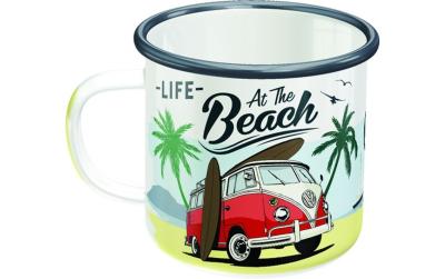 Nostalgic Art Emaille Becher VW Bulli Beach