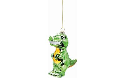 G. Wurm Weihnachtskugel Dino