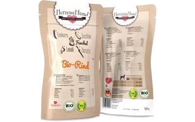 Herzenshund Bio-Rind mit Bio-Gemüse