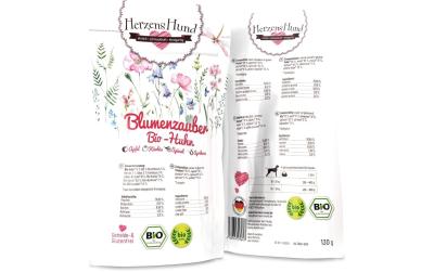 Herzenshund Blumenzauber Bio-Huhn