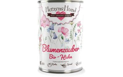 Herzenshund Blumenzauber Bio-Huhn