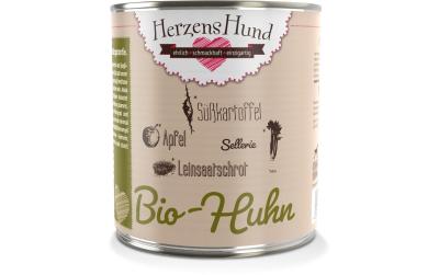 Herzenshund Bio-Huhn mit Bio-Gemüse