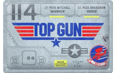 Nostalgic Art Schild Top Gun