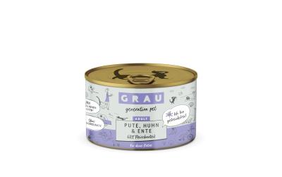 Grau Cat Pute, Huhn & Ente 6x200g