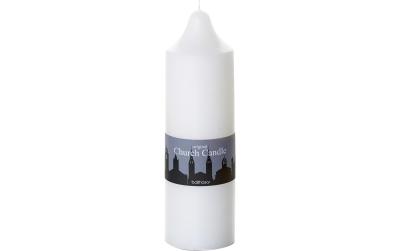 balthasar Kerze Church Candle, Weiss