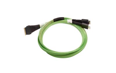 Broadcom SAS Kabel: SFF-8654 -2xSFF-8612