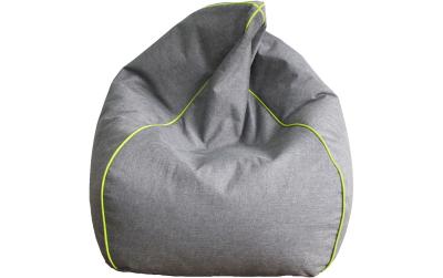 Hubatka Sitzsack in Leinenoptik, Grau