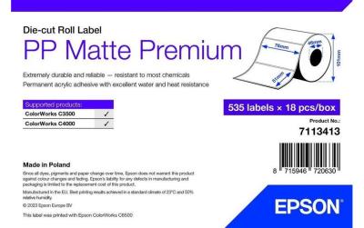 Epson PP Matte Label 76 mm x 51 mm