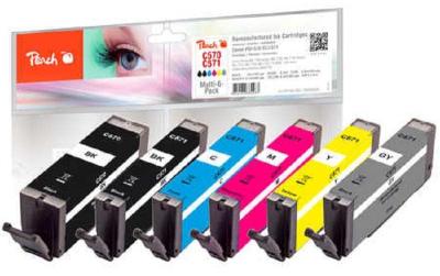 Peach Canon 570/571L, PEA, Multi-6-Pack