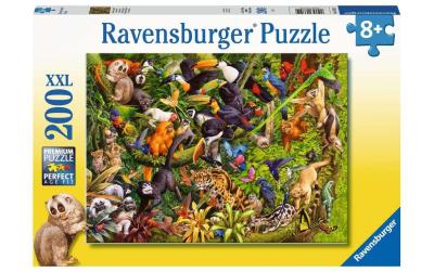 Puzzle Bunter Dschungel