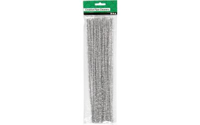 Creativ Company Chenilledraht silber 6 mm