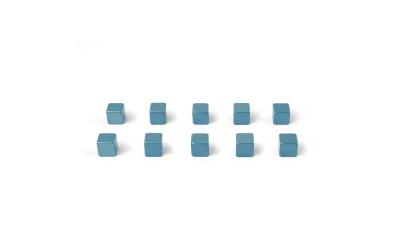 Trendform Magnete KUBIQ 10er Set blau