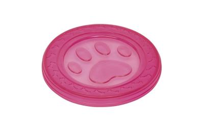 Nobby Frisbee Fly-Disc Paw pink 22cm