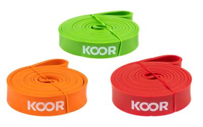 KOOR Fitnessband grün, orange, rot Kit