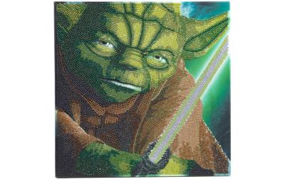 Crystal Art Yoda Bild