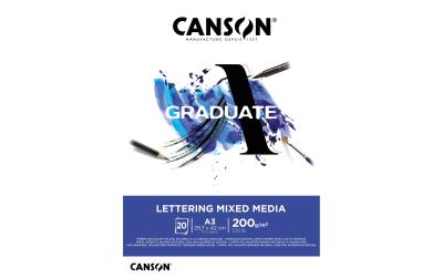 Canson Block Graduate Lettering MixMed A3