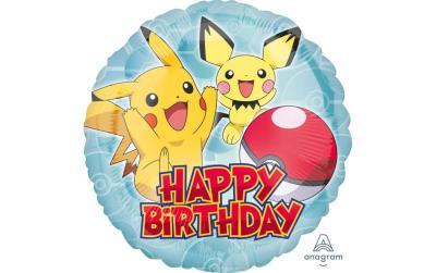 Pokemon Folienballon Bday