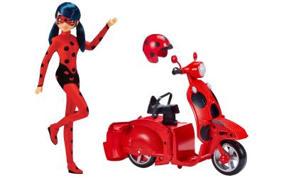 MIRACULOUS Scooter&Puppe Ladybug 26cm