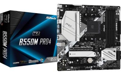 ASRock B550M PRO 4, mATX, AM4