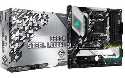 ASRock B550M Steel Legend, mATX, AM4