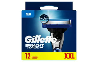 Gillette Mach3 Turbo 3D Systemklingen 12er