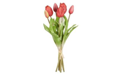 Dekomat Strauss Tulpen Royla, Rot, 7er Set