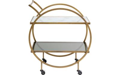 Kare Bartrolley Loft Braun/Gold