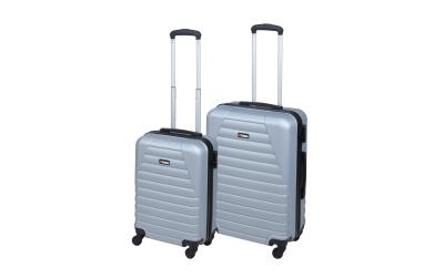 KOOR Trolley 2er Set silbergrau