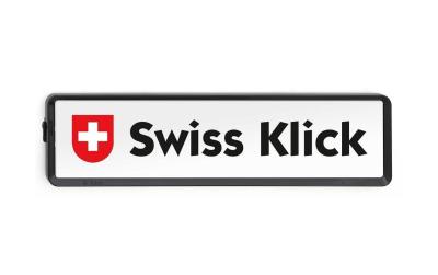 SWISS KLICK Nummernrahmen hinten