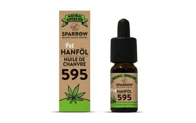 Sparrow Pet Hanföl 595 mit CBD 10ml