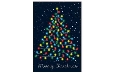B+C Weihnachtskarte Tannenbaum PK 279