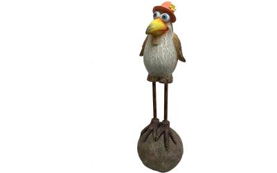 Dameco Dekofigur Vogel auf Stein