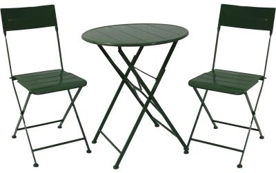 Dameco Bistrotisch-Set aus Metall, Grün