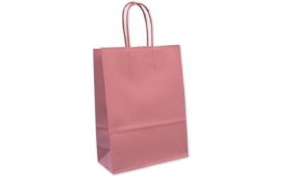 Tragetasche mit Papierkordel, rosa