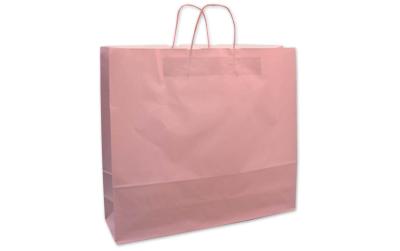 Tragetasche mit Papierkordel, rosa