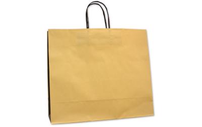 Tragetasche mit Papierkordel, haselnuss