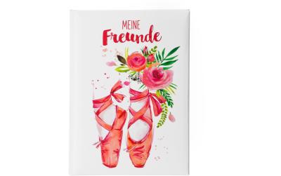 Goldbuch Freundebuch Ballerina