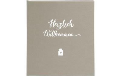 Goldbuch Gästebuch Herzlich Willkommen