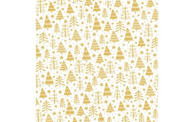 B+C Weihnachtsservietten Golden Forest