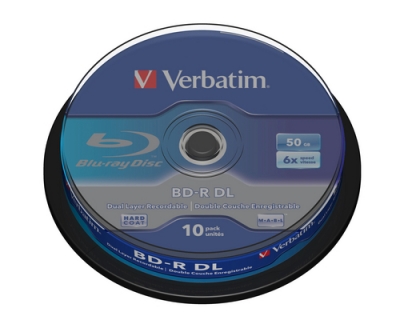 Verbatim BD-R 6x Dual Layer 50GB 10 Pck