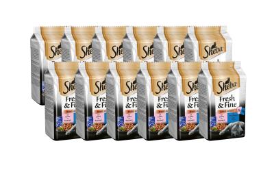 Sheba Fresh & Fine in Sauce Fisch Var. KIT