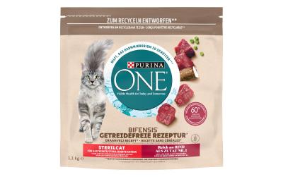 Purina One Trockenfutter GrainFree Steril.