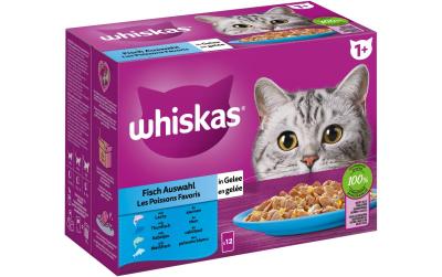 WHISKAS Fisch Auswahl in Gelee 1+